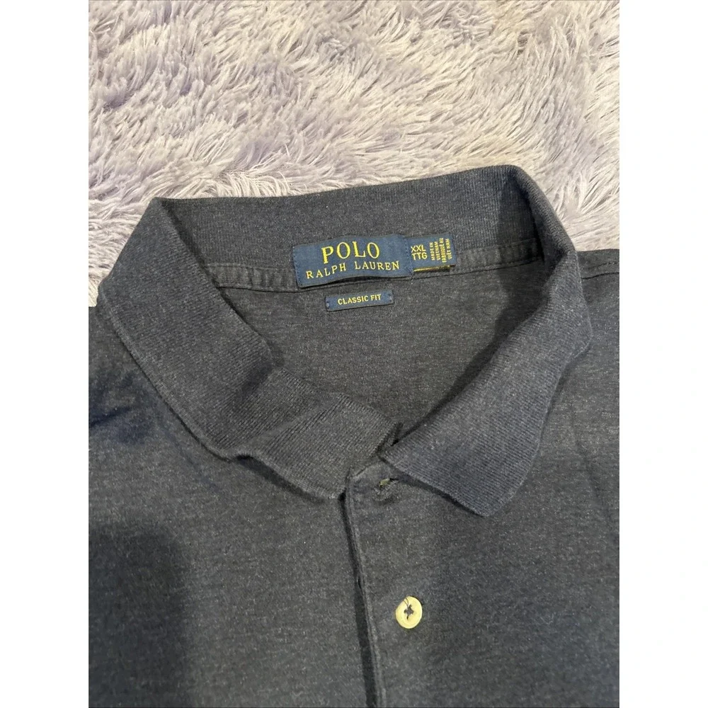 Polo Ralph Lauren Shirt Size M Blue Soft Pony Logo‎ Classic Fit XXL